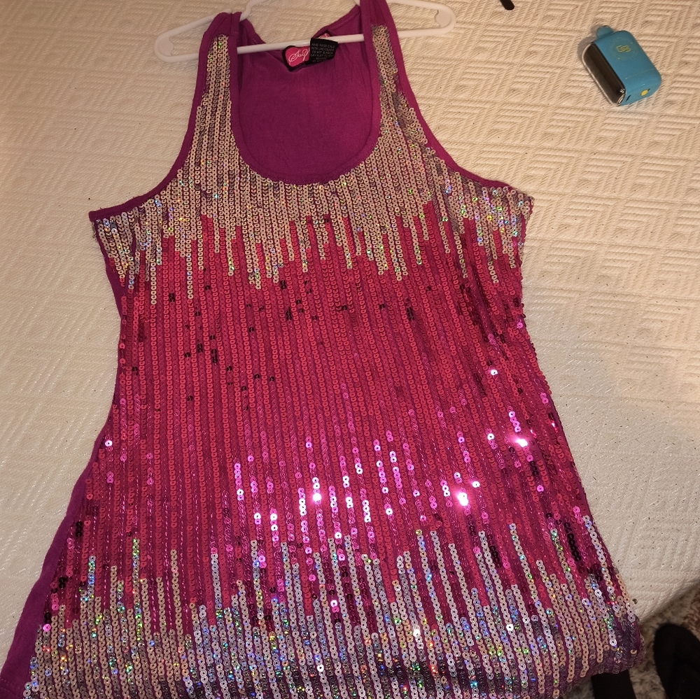 Cute blingy tank top
